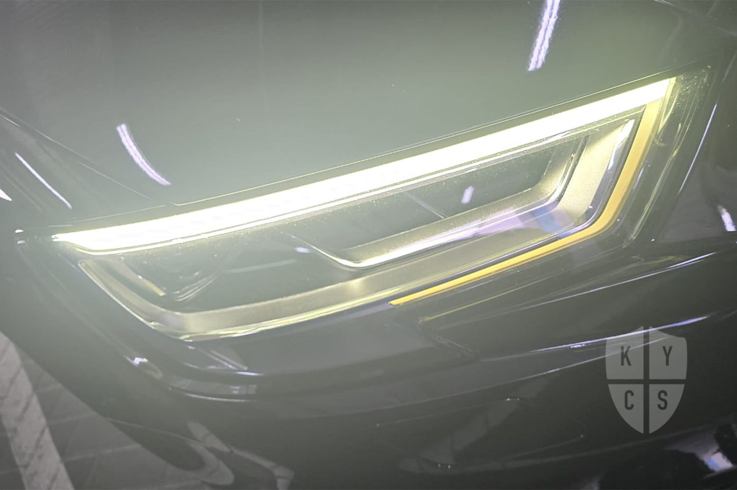 Audi A3 S3 RS3 (8V) Headlight Refurbishment & Repair From Burnt Yellowing LED DRL