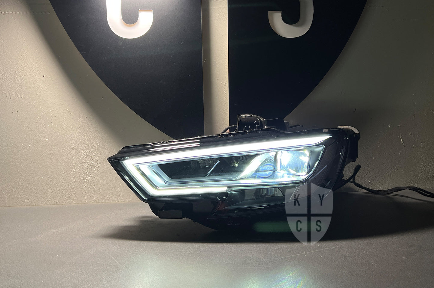 Audi A3 S3 RS3 (8V) Headlight Refurbishment & Repair From Burnt Yellowing LED DRL