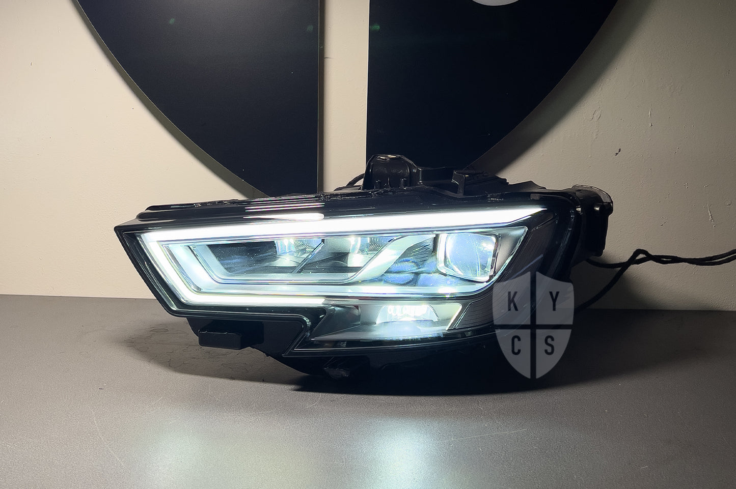 Audi A3 S3 RS3 (8V) Headlight Refurbishment & Repair From Burnt Yellowing LED DRL
