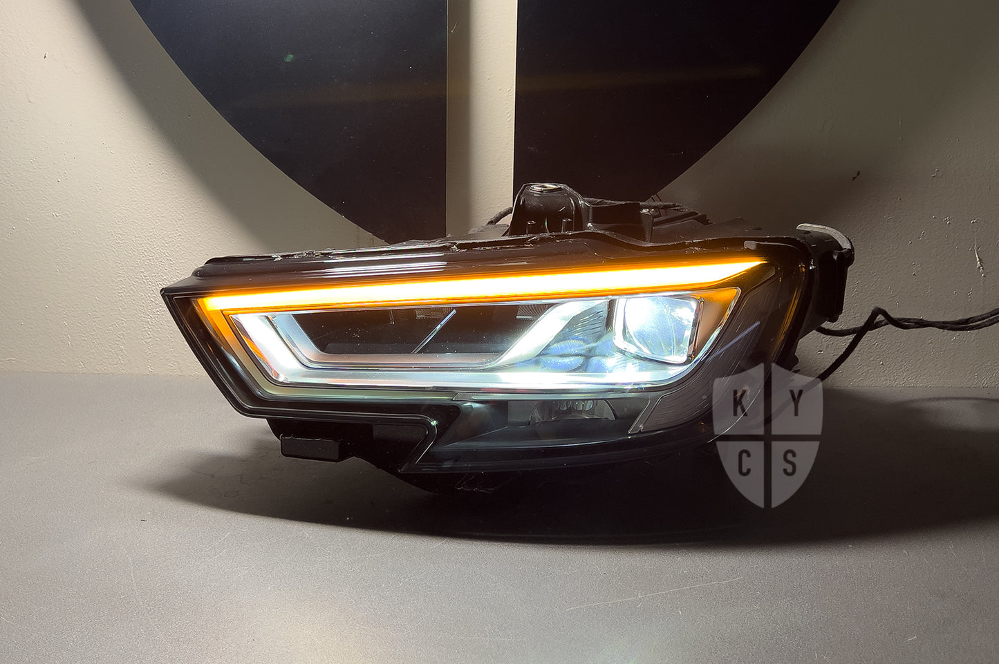 Audi A3 S3 RS3 (8V) Headlight Refurbishment & Repair From Burnt Yellowing LED DRL
