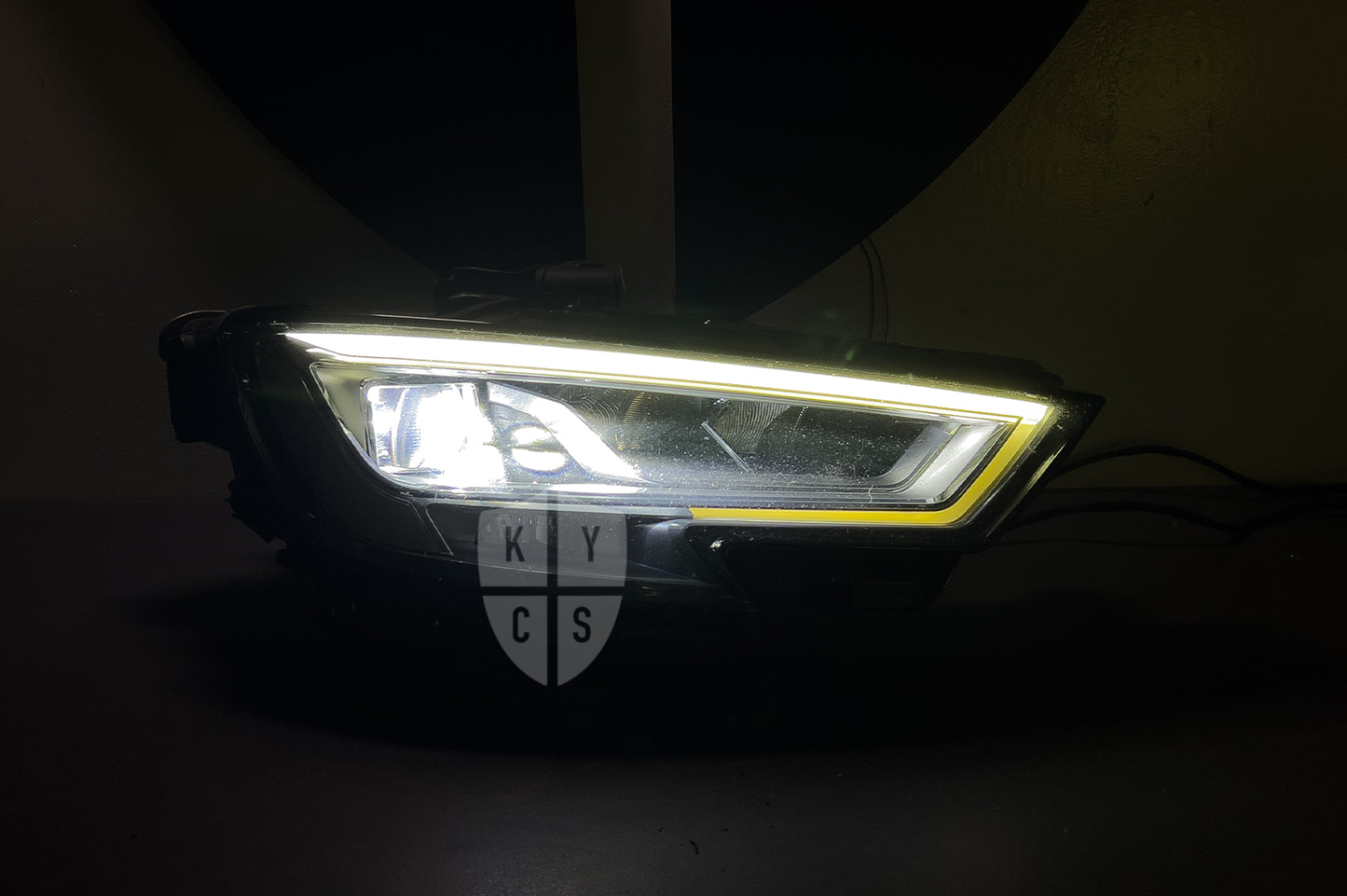 Audi A3 S3 RS3 (8V) Headlight Refurbishment & Repair From Burnt Yellowing LED DRL