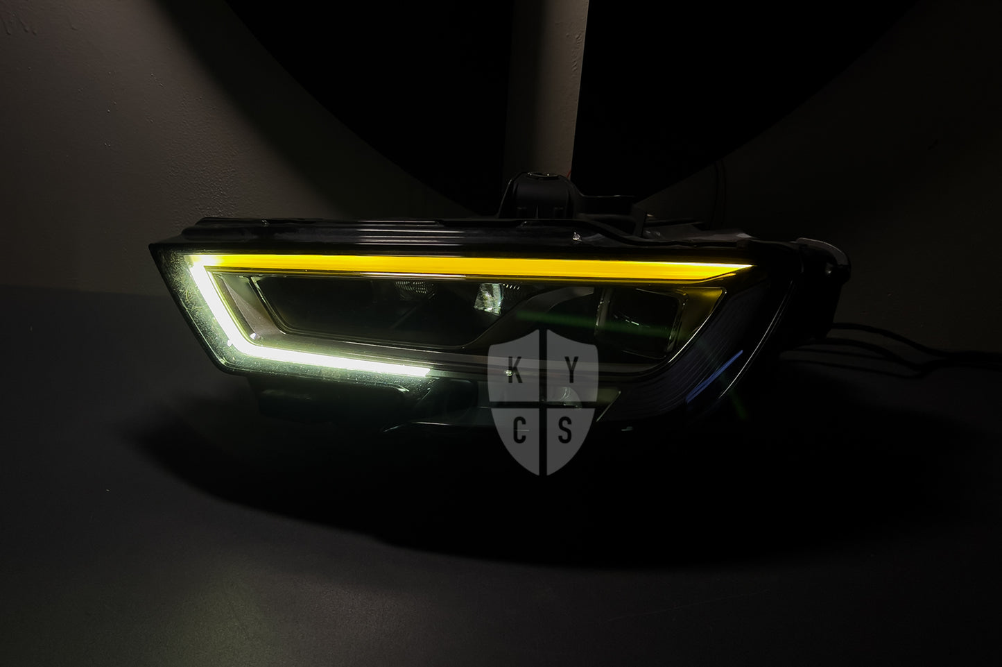 Audi A3 S3 RS3 (8V) Headlight Refurbishment & Repair From Burnt Yellowing LED DRL