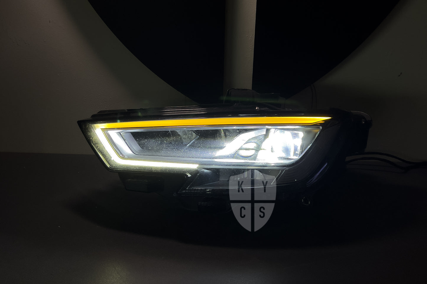 Audi A3 S3 RS3 (8V) Headlight Refurbishment & Repair From Burnt Yellowing LED DRL