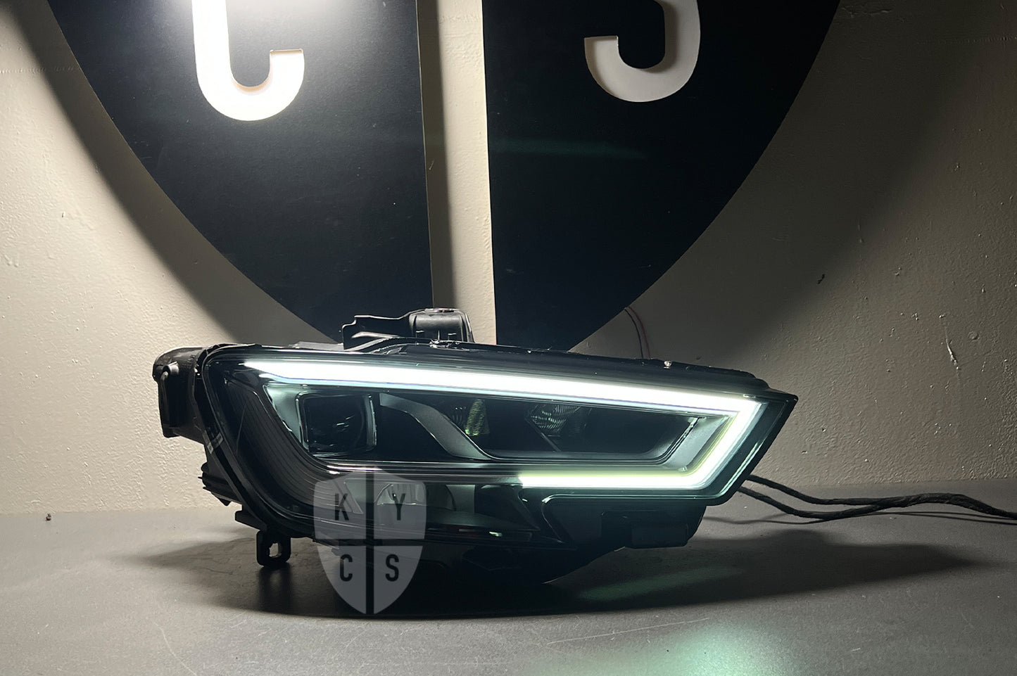 Audi A3 S3 RS3 (8V) Headlight Refurbishment & Repair From Burnt Yellowing LED DRL