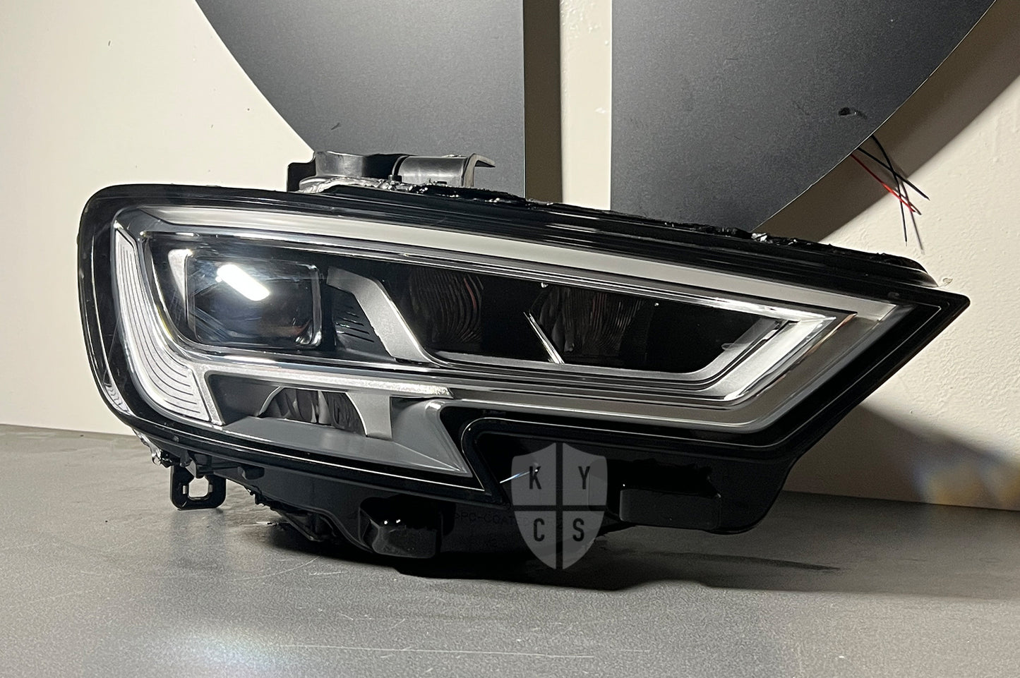 Audi A3 S3 RS3 8V headlight lens replacement by KYCS, Oldbury (photo 13)
