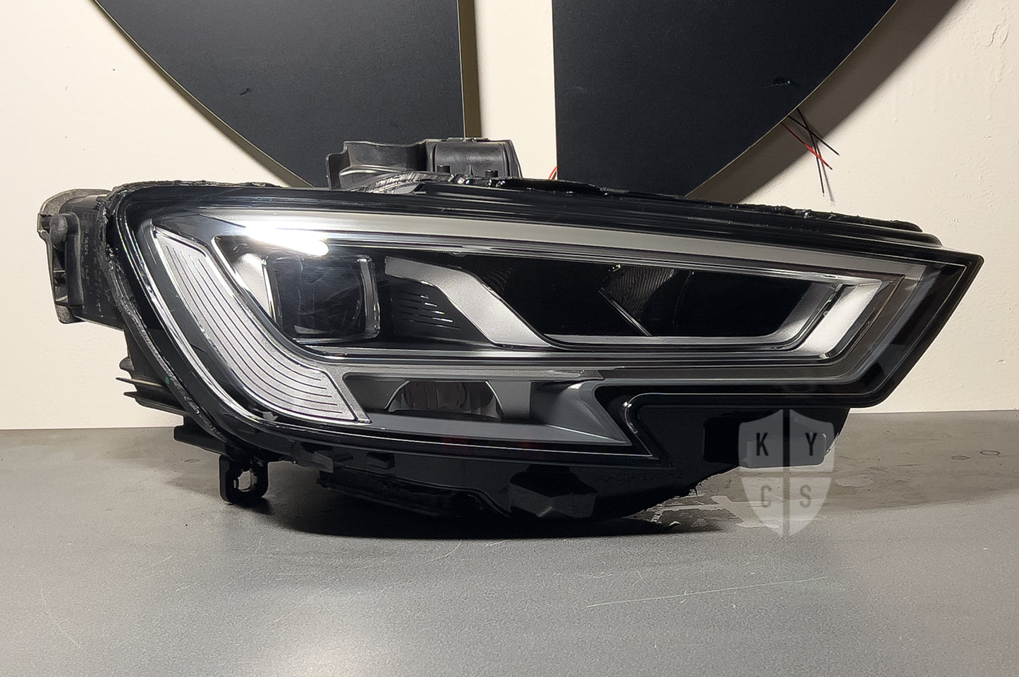 Audi A3 S3 RS3 8V headlight lens replacement by KYCS, Oldbury