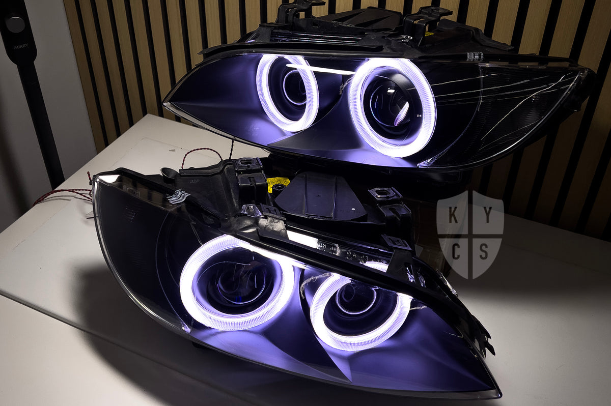 E9x M3 & E92 E93 Pre LCI - Round Angel Eyes (3 Series & M3 Xenon Headlights)