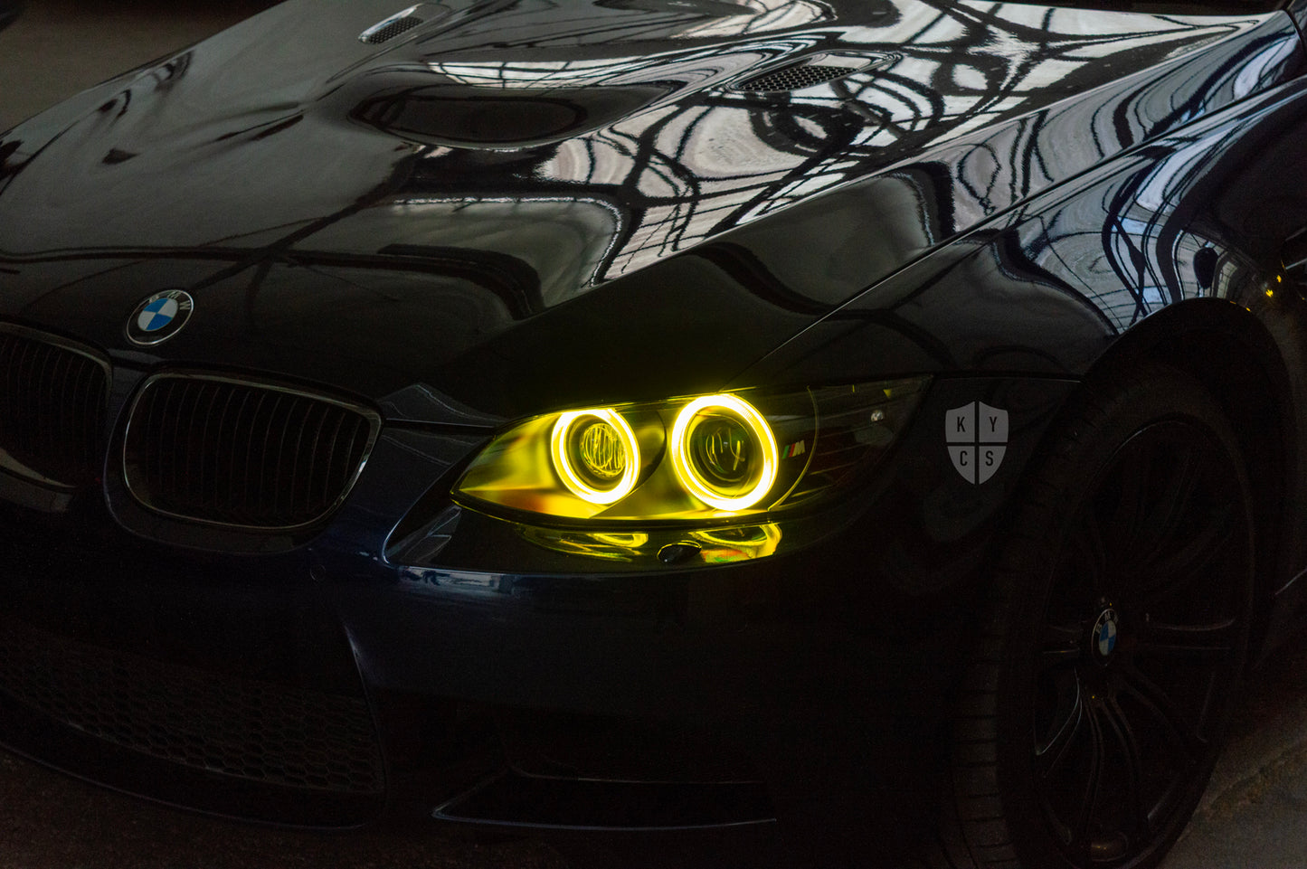 E9x M3 & E92 E93 - Round Angel Eyes (3 Series & M3 Xenon Headlights)