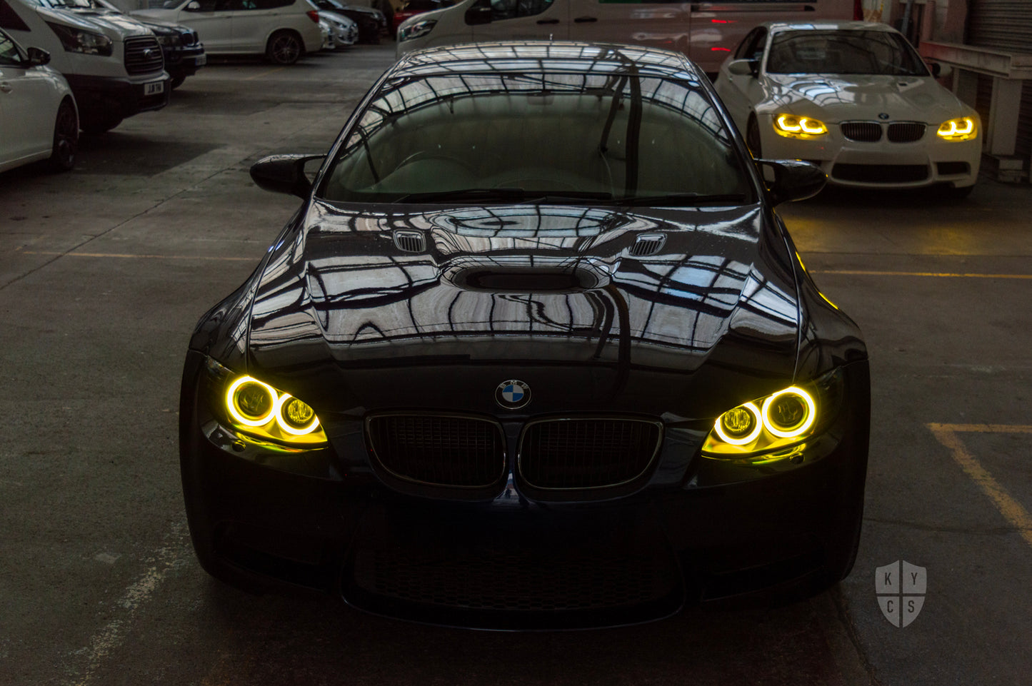 E9x M3 & E92 E93 - Round Angel Eyes (3 Series & M3 Xenon Headlights)