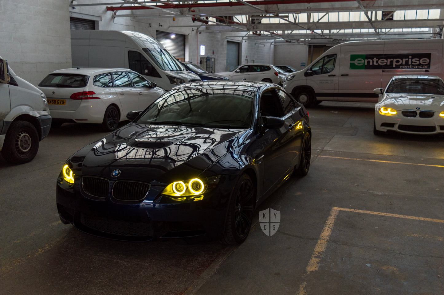 E9x M3 & E92 E93 - Round Angel Eyes (3 Series & M3 Xenon Headlights)