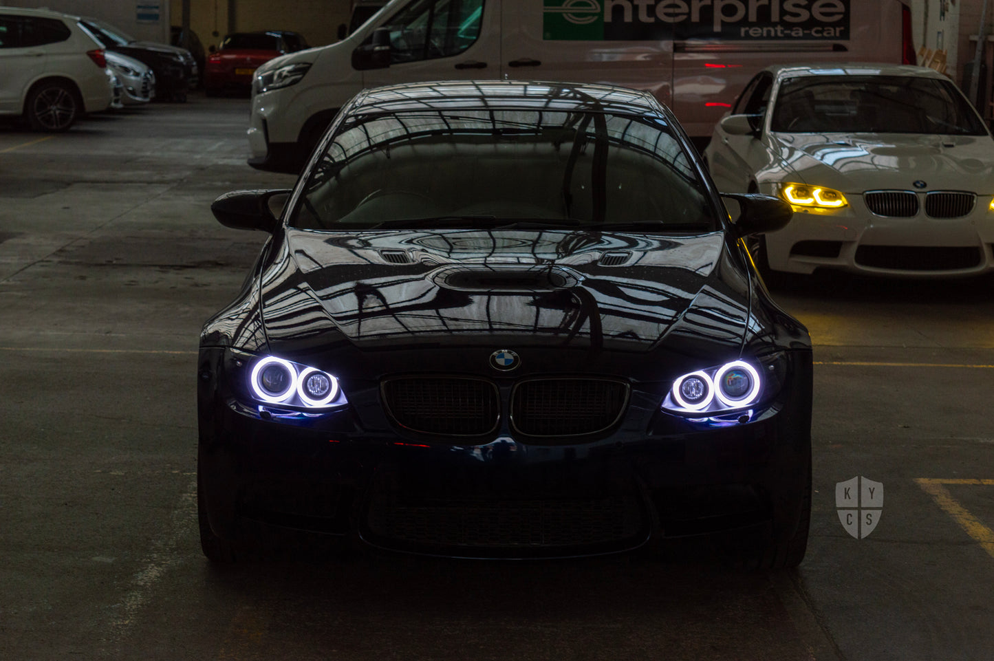E9x M3 & E92 E93 - Round Angel Eyes (3 Series & M3 Xenon Headlights)