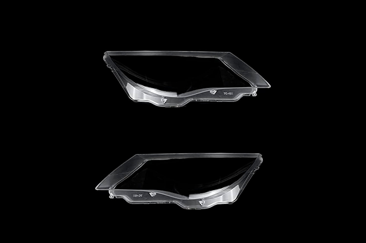 New replacement headlight lens for BMW 6 Series & M6 E63 E64 pre-facelift (2004 to 2007) (view 2): headlight lens replacement for cracked, yellowed or damaged lenses, headlight repair