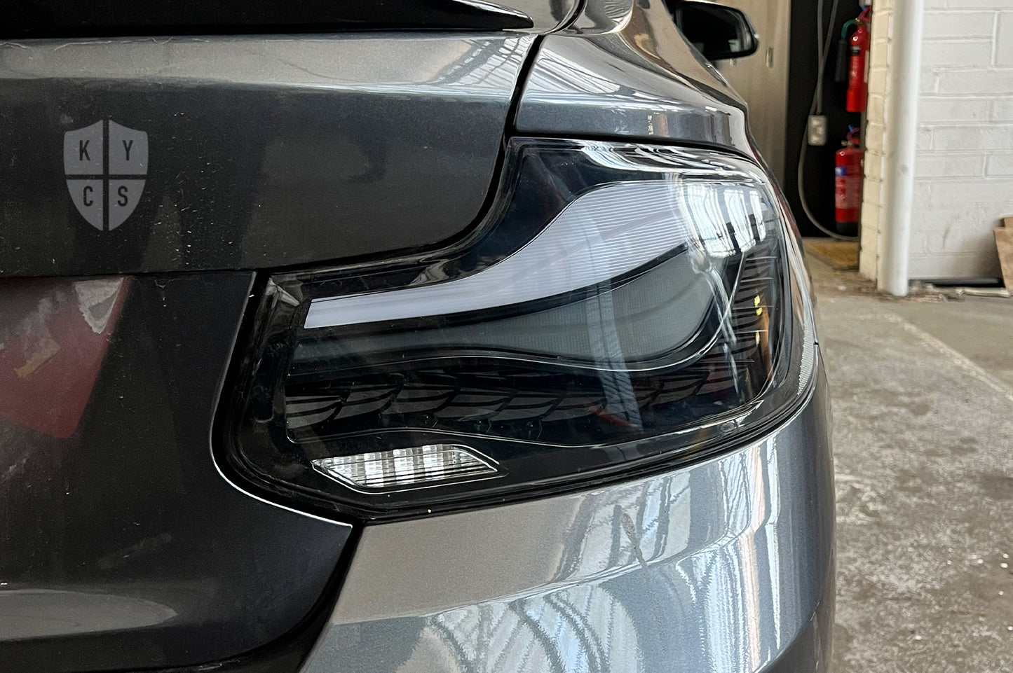 BayOptiks - BMW F22 F23 F87 2 Series & M2 Tail Lights - Sequential OLED GTS Style (Smoked)