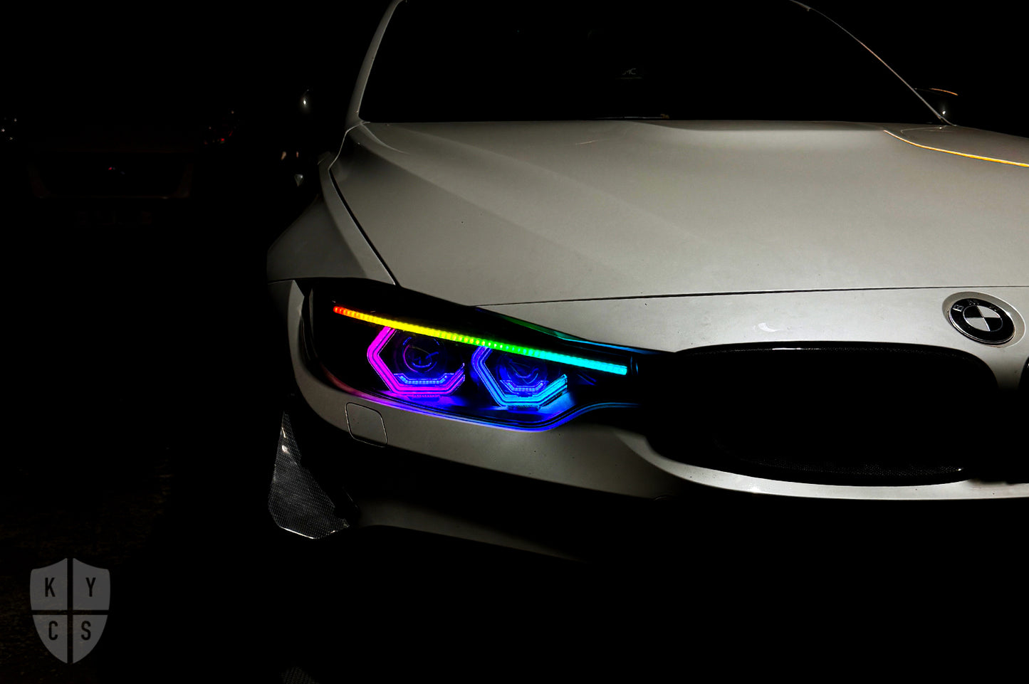 F32 F33 F36 F80 F82 F83 LCI - Vision Angel Eyes (4 Series & M3 M4 LED Headlights)