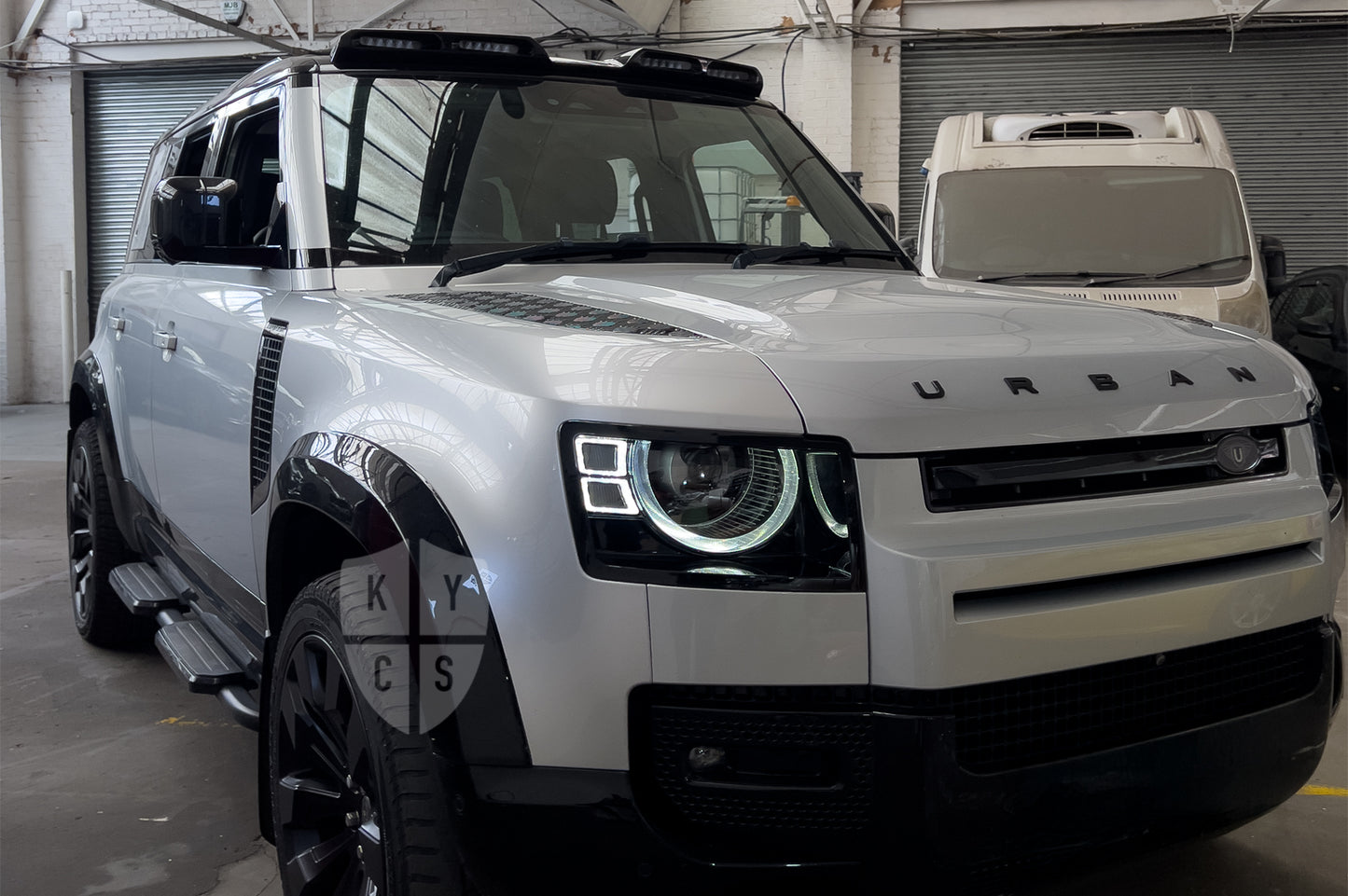 Land Rover New Defender (L663 2020+) Refurbishment & Repair From Burnt/Yellowing Failed Signature Ring LED DRL