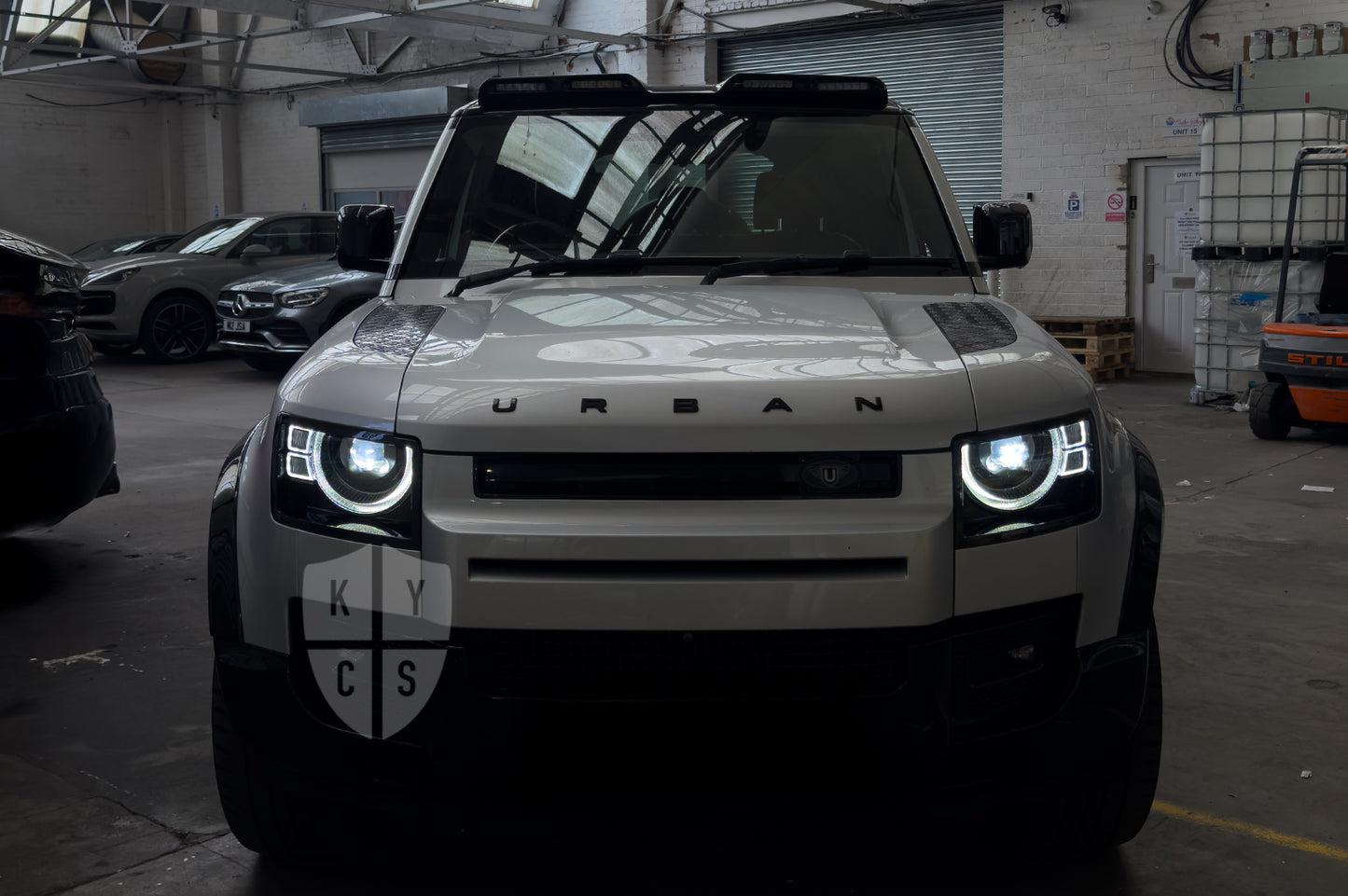 Land Rover New Defender (L663 2020+) Refurbishment & Repair From Burnt/Yellowing Failed Signature Ring LED DRL
