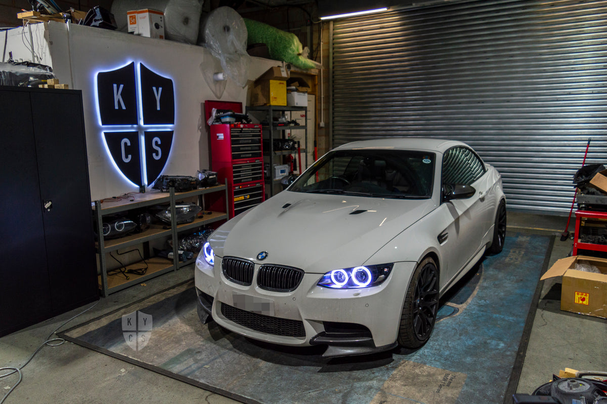 E9x M3 & E92 E93 Pre LCI - Round Angel Eyes (3 Series & M3 Xenon Headlights)