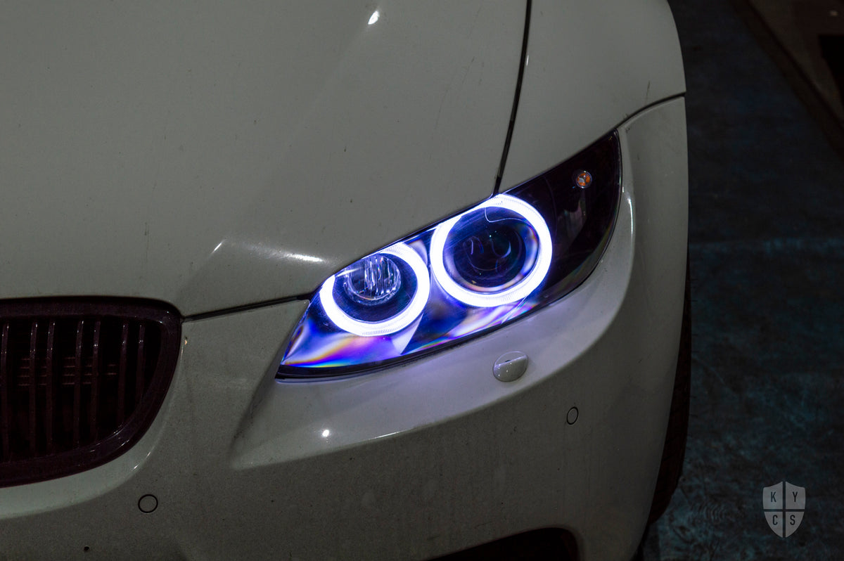 E9x M3 & E92 E93 Pre LCI - Round Angel Eyes (3 Series & M3 Xenon Headlights)