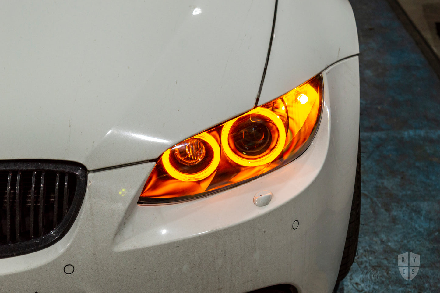 E9x M3 & E92 E93 - Round Angel Eyes (3 Series & M3 Xenon Headlights)
