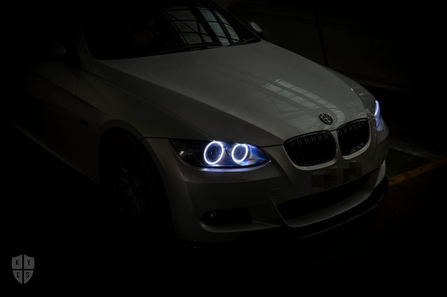 Prebuilt - E9x M3, E92/E93 Pre LCI (KYCS Full Circle Thin & Bright Angel Eyes)