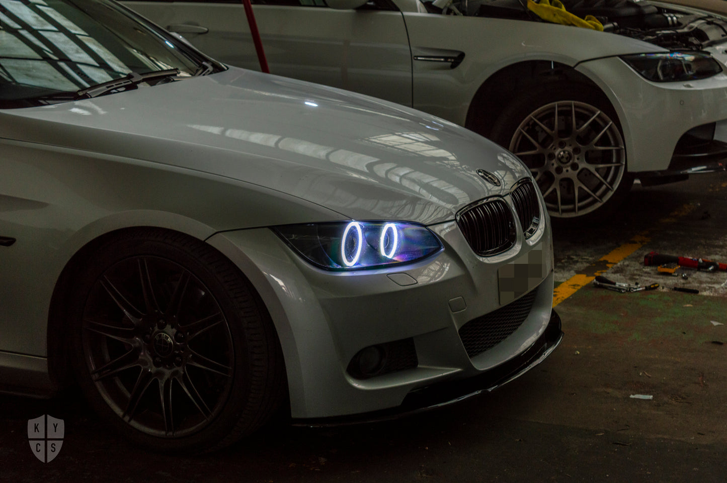 E9x M3 & E92 E93 - Round Angel Eyes (3 Series & M3 Xenon Headlights)