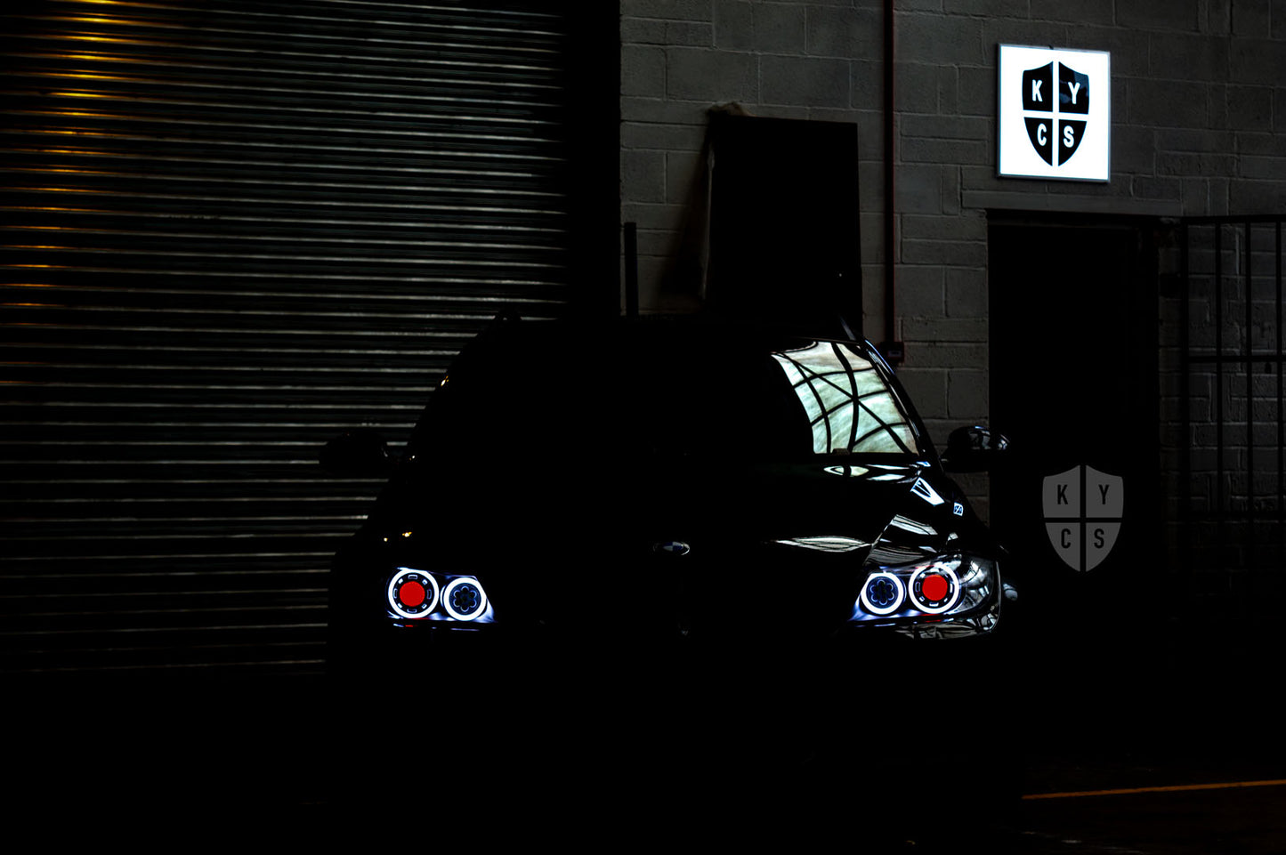 Headlight options on the above vehicle: KYCS (white) angel eyes | Modern blackout | Bi-LED 2.5" projector with LED bulb | Upgraded high beam (high beam LED unit array style) | Red demon eye | New headlight plastic lenses/covers | LED indicators