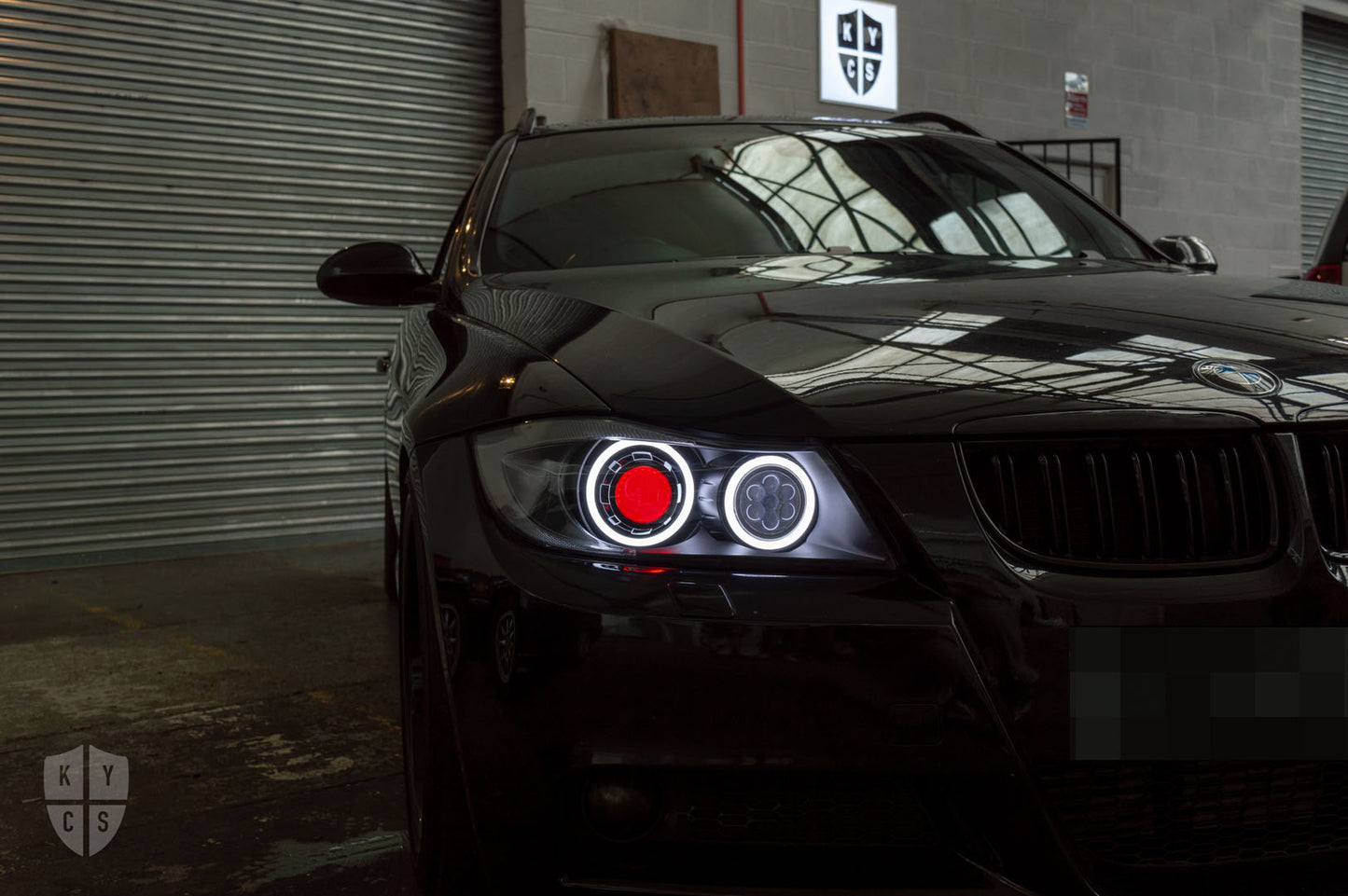Headlight options on the above vehicle: KYCS (white) angel eyes | Modern blackout | Bi-LED 2.5" projector with LED bulb | Upgraded high beam (high beam LED unit array style) | Red demon eye | New headlight plastic lenses/covers | LED indicators