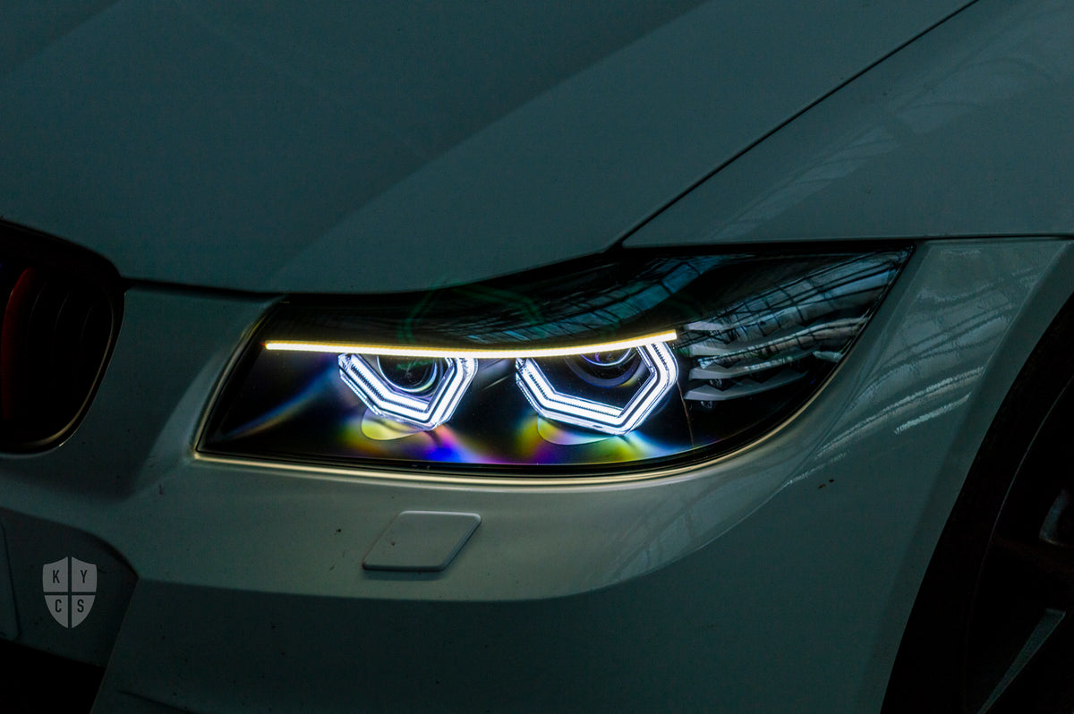 E90 E91 LCI - Vision Angel Eyes (3 Series Xenon Headlights)