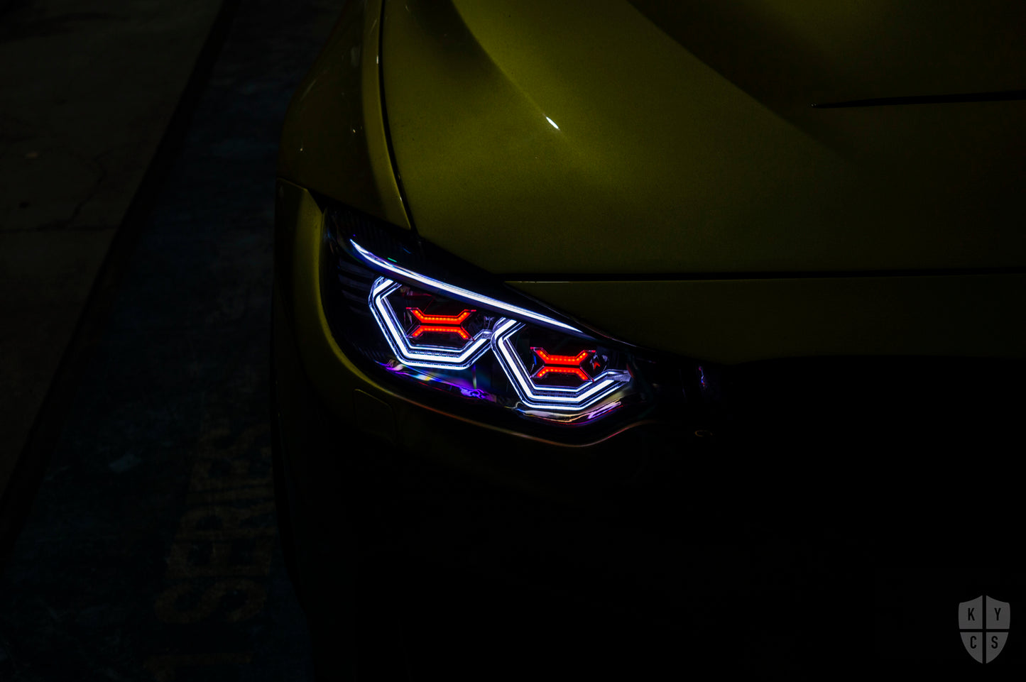 F32 F33 F36 F80 F82 F83 Pre LCI - Vision Concept Angel Eyes (4 Series & M3 M4 Adaptive LED Headlights)