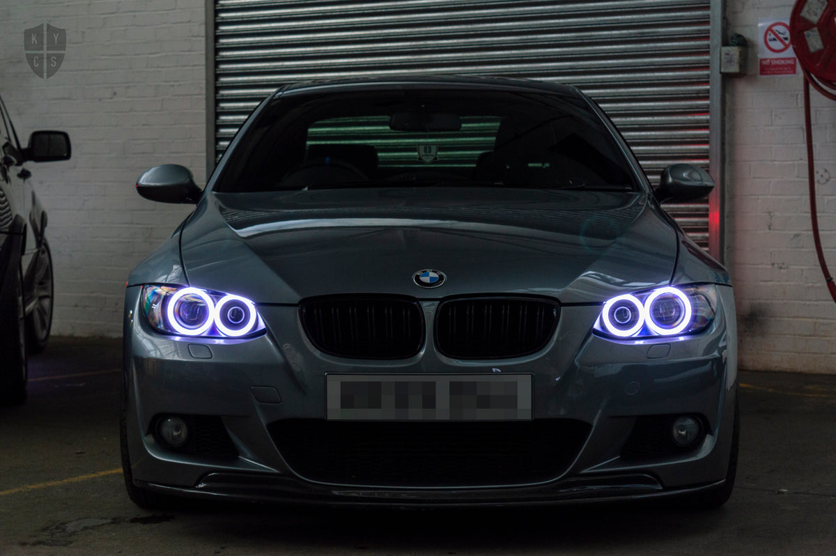 E9x M3 & E92 E93 Pre LCI - Round Angel Eyes (3 Series & M3 Xenon Headlights)