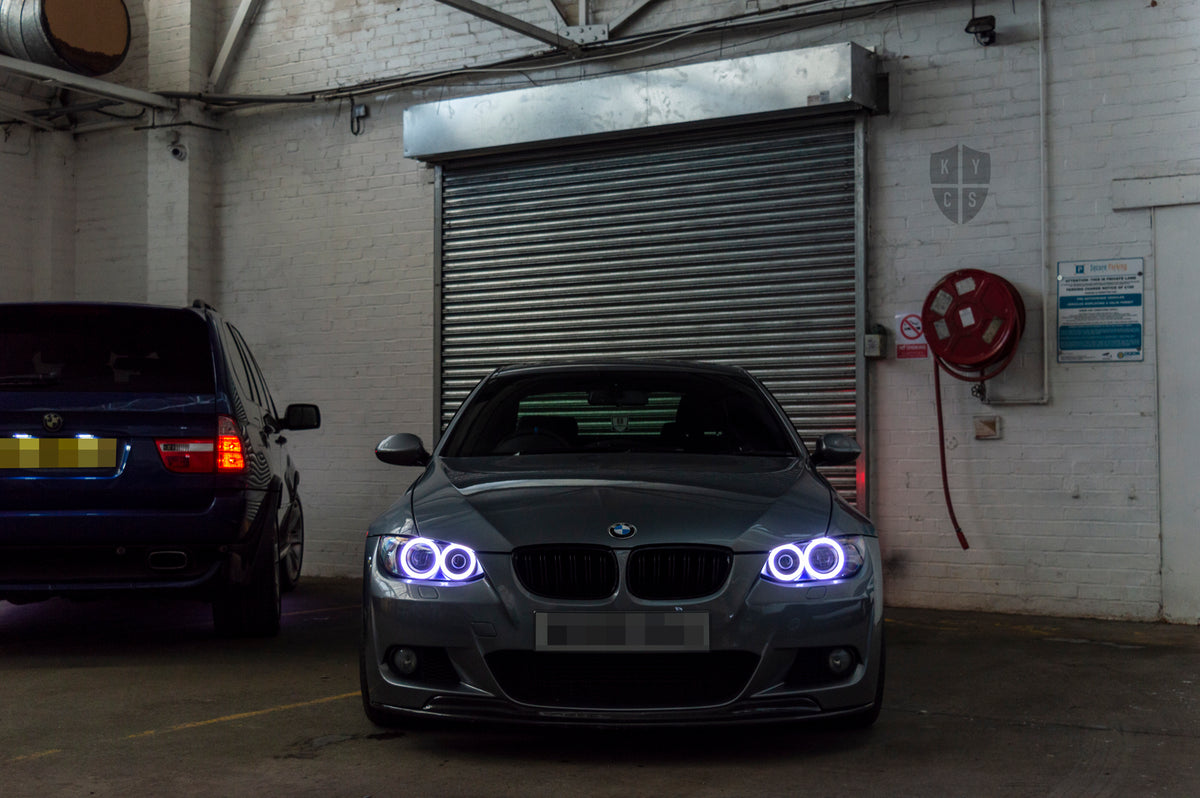 E9x M3 & E92 E93 Pre LCI - Round Angel Eyes (3 Series & M3 Xenon Headlights)