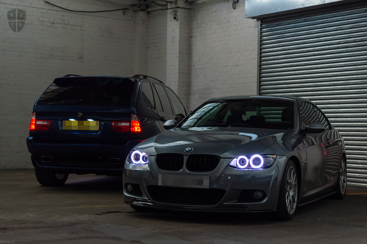 E9x M3 & E92 E93 Pre LCI - Round Angel Eyes (3 Series & M3 Xenon Headlights)