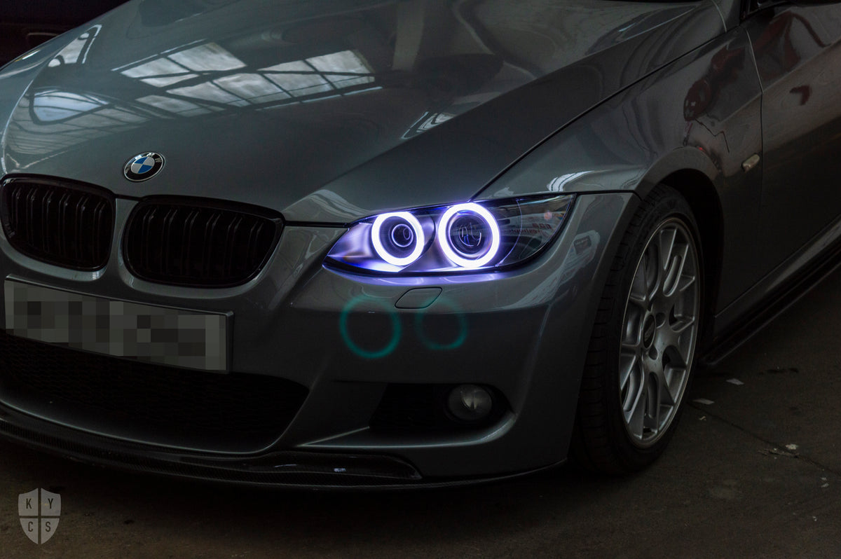 E9x M3 & E92 E93 Pre LCI - Round Angel Eyes (3 Series & M3 Xenon Headlights)