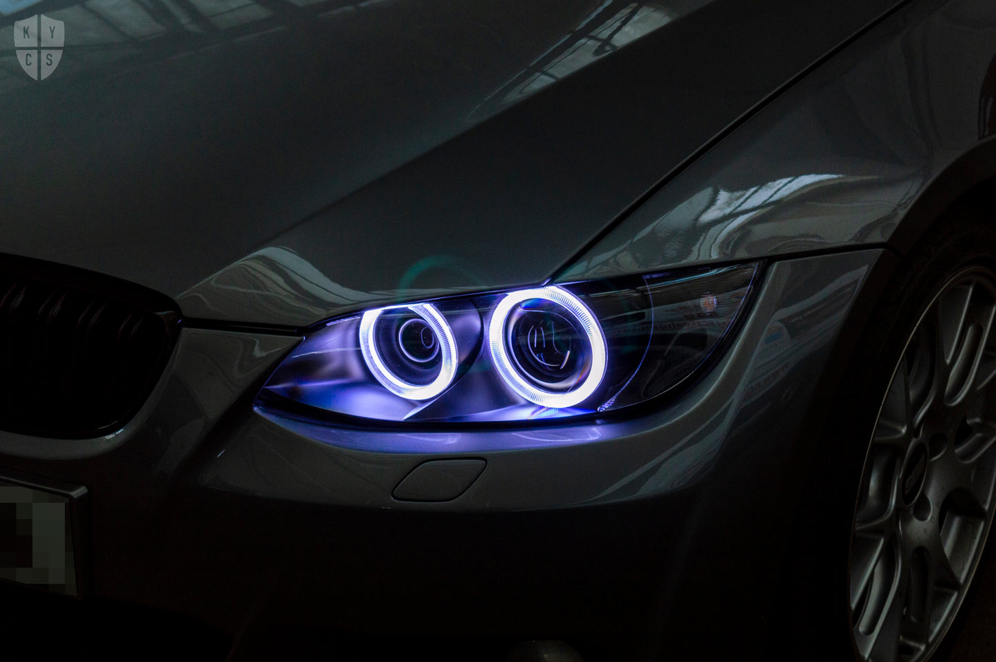 E9x M3 & E92 E93 - Round Angel Eyes (3 Series & M3 Xenon Headlights)