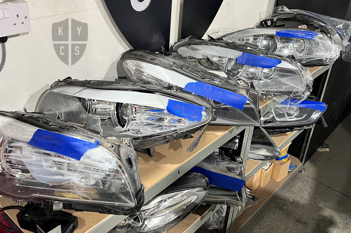 BMW 5 Series F10 F11 F07 Headlight Refurbishment & Repair From Water Damage