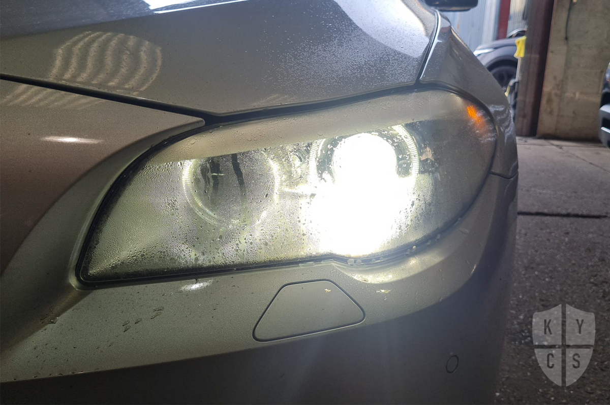 BMW 5 Series F10 F11 F07 Headlight Refurbishment & Repair From Water Damage