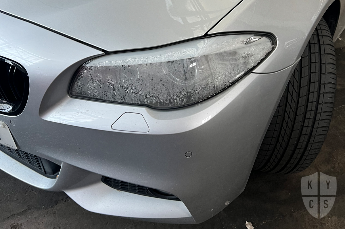 BMW 5 Series F10 F11 F07 Headlight Refurbishment & Repair From Water Damage