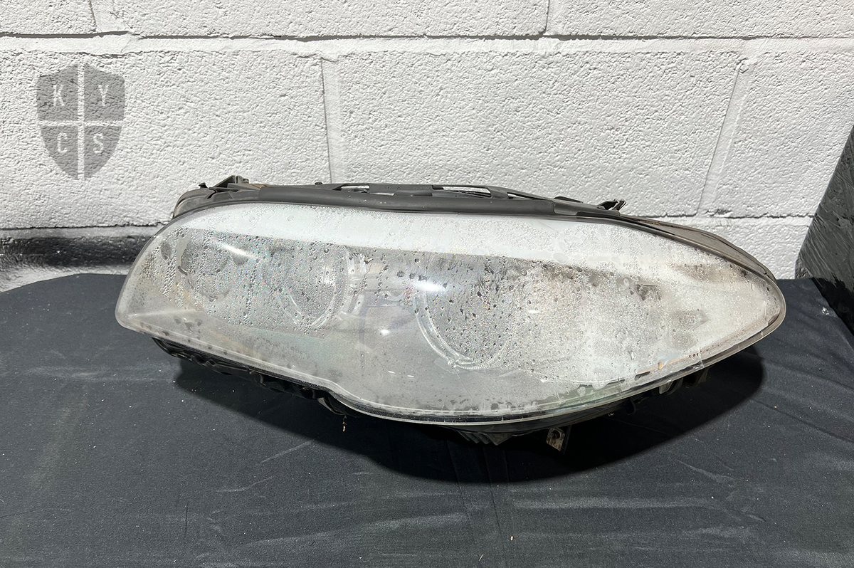 BMW 5 Series F10 F11 F07 Headlight Refurbishment & Repair From Water Damage