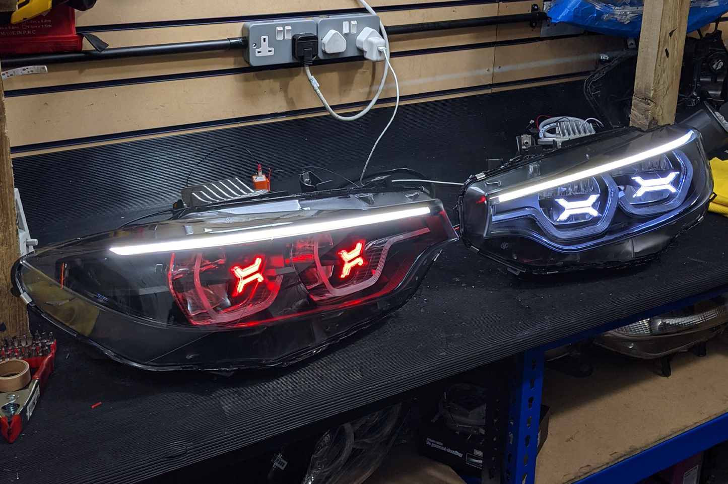 F32 F33 F36 F80 F82 F83 LCI - DRL & Eyebrow Upgrade/Replacement (4 Series & M3 M4 Adaptive LED Headlights)