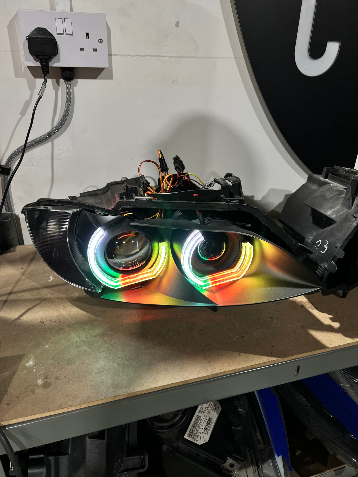 Available Now - E9x M3, E92/E93 Pre LCI (KYCS 3/4 DTM Colour Chasing Angel Eyes)
