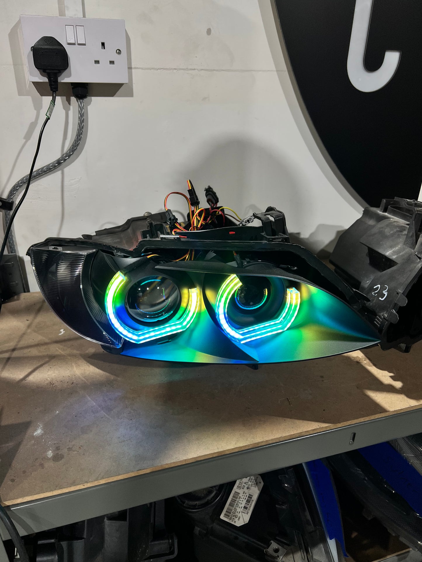 Available Now - E9x M3, E92/E93 Pre LCI (KYCS 3/4 DTM Colour Chasing Angel Eyes)