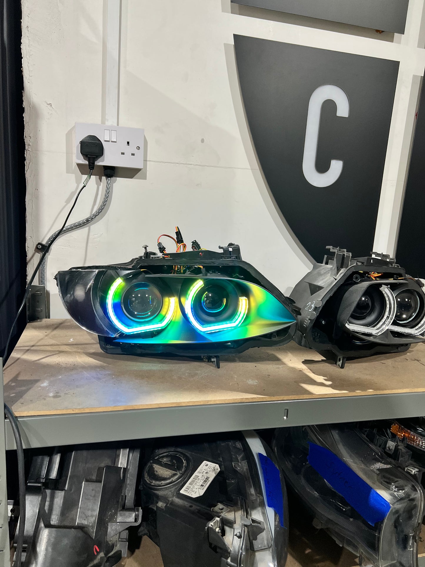 Available Now - E9x M3, E92/E93 Pre LCI (KYCS 3/4 DTM Colour Chasing Angel Eyes)
