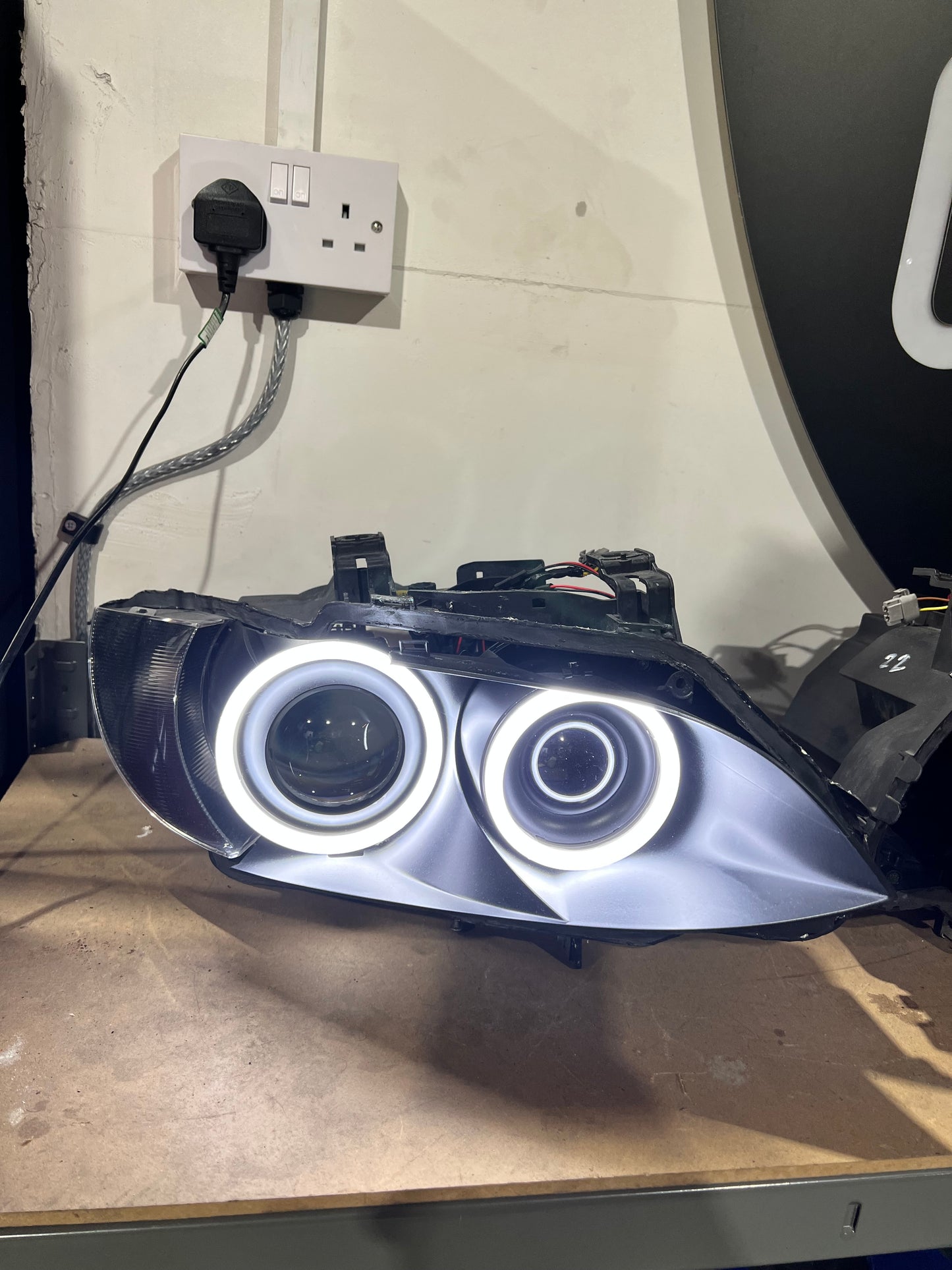 Available Now - E9x M3, E92/E93 Pre LCI (KYCS Full Circle White Angel Eyes)