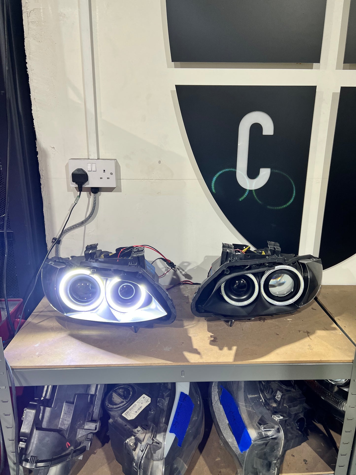 Available Now - E9x M3, E92/E93 Pre LCI (KYCS Full Circle White Angel Eyes)