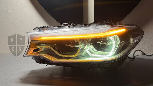 BMW 5 Series (G30 G31) - How To Check Burnt/Yellow Failed DRL