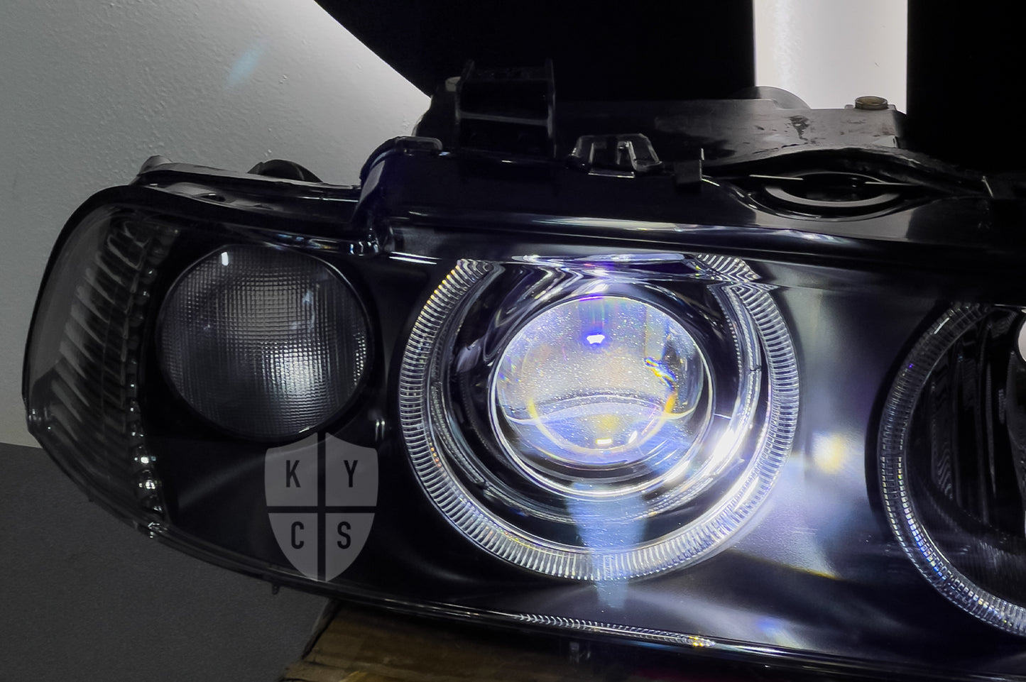 BMW 5 Series E39 Refurbishment Including New Lenses, Adjusters, and bi-LED projectors