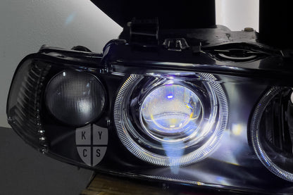 BMW 5 Series E39 Refurbishment Including New Lenses, Adjusters, and bi-LED projectors