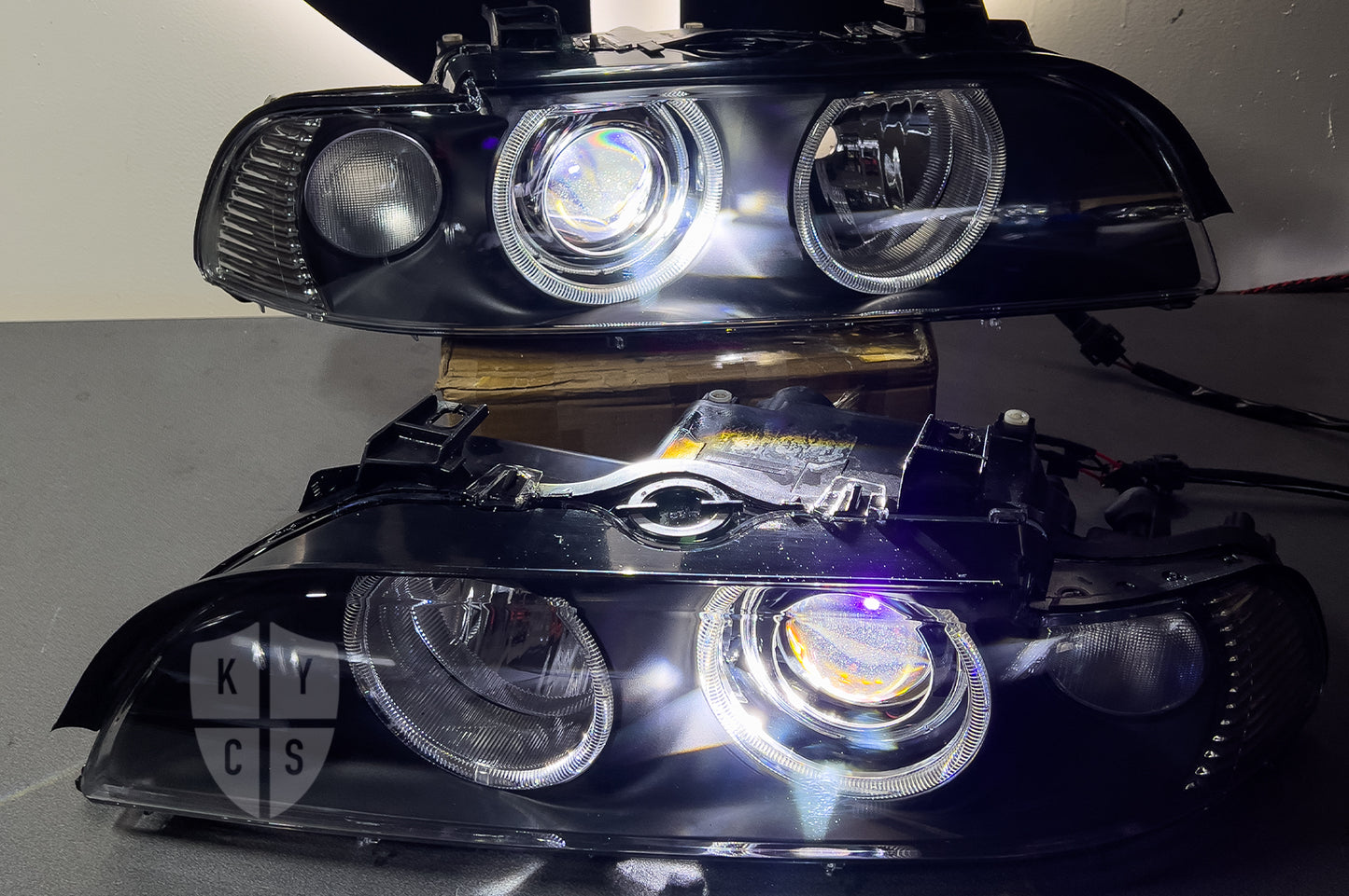 BMW 5 Series E39 Refurbishment Including New Lenses, Adjusters, and bi-LED projectors
