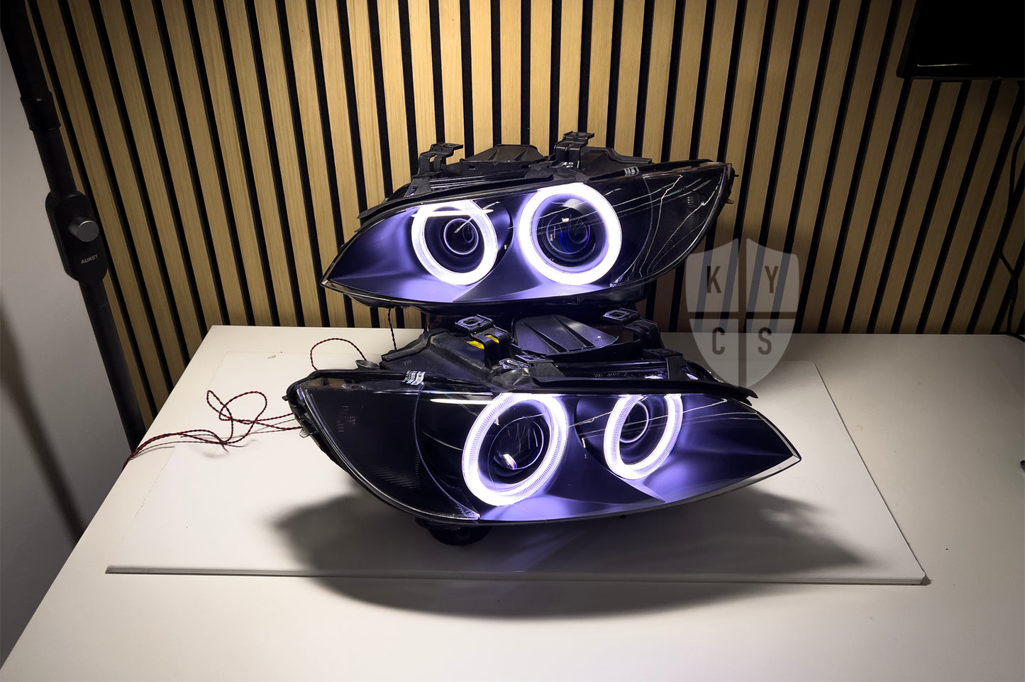 E9x M3 & E92 E93 Pre LCI - Round Angel Eyes (3 Series & M3 Xenon Headlights)