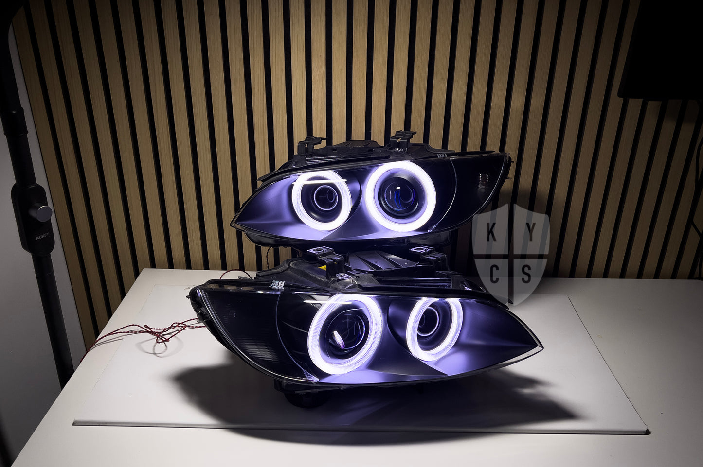 E9x M3 & E92 E93 Pre LCI - Round Angel Eyes (3 Series & M3 Xenon Headlights)